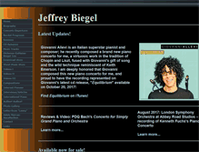Tablet Screenshot of jeffreybiegel.com